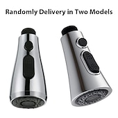 cheap Faucet Accessories-2 Modes Kitchen Sink Faucet Head Replacement, Excellent Quality Helmet Lining-Surface Treatment-Chrome Faucet Spout Pull Out Pull Down Kitchen Faucet Sprayer