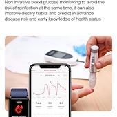 abordables Relojes inteligentes-iMosi TK71Pro Reloj inteligente 1.47 pulgada Smartwatch Reloj elegante Bluetooth Monitoreo de temperatura Podómetro Recordatorio de Llamadas Compatible con Android iOS Mujer Hombre Impermeable