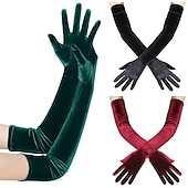 preiswerte Zubehör und mehr-Elegant Retro Vintage 1950er Lange Handschuhe Der große Gatsby Hochzeitsgast Damen Neujahr Hochzeit Hochzeitsgast Party / Abend Erwachsene Handschuhe