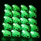 economico Novità-Luci LED per Dita per Bambini Forniture per Feste di Compleanno Giocattoli Laser Rave Assortiti 6 Colori 30/50/60 Pezzi