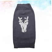 preiswerte Pullover-Hund Katze Pullover Jumper Party Lässig Winter Atmungsaktiv Weich Waschbar Bequem Weihnachten Outdoor Alltagstauglich Hundebekleidung for Bichon Frise Zwergspitz Baby Haustier Papillon Klein