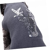 preiswerte Pullover-Hund Katze Pullover Jumper Party Lässig Winter Atmungsaktiv Weich Waschbar Bequem Weihnachten Outdoor Alltagstauglich Hundebekleidung for Bichon Frise Zwergspitz Baby Haustier Papillon Klein