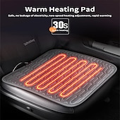 cheap Car Seat Covers-12V Heated Car Seat Cover Electric Heating Pad, USB, Cigarette Lighter, Hot Winter Warm Cushion, Auto Part