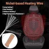 お買い得  車用シートカバー-12V/24Vカーシートヒーター120CM長、ユニバーサルウィンター電気ヒーティングシートクッション、暖かいカー加熱マット