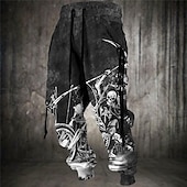 abordables Survêtements de sport-Crânes Punk Gothique Homme Impression 3D Joggings Pantalon Jogging Pantalon Extérieur Plein Air Casual Quotidien Polyester Noir Bleu Marron S M L Taille médiale Élasticité Pantalon