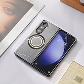 cheap Samsung Cases-Phone Case For Samsung Galaxy Z Fold 6 Z Fold 5 Z Fold 4 Z Fold 3 Back Cover With Magsafe Support Wireless Charging Shockproof TPU Plating
