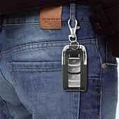 abordables Alarmes pour voiture-Clé de télécommande universelle sans fil rf pour voiture, 433mhz, remplacement de porte de garage électrique intelligent, clonage, copie à distance