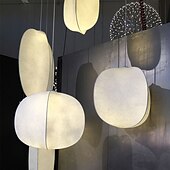 abordables Lustres style lanterne-Lustre led cocon design lanterne pour café restaurant 85-265v