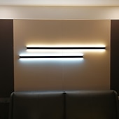 cheap Indoor Wall Lights-Ultrathin Up and Down LED Wall Lights Single Installation of Two Black LED Wall Lamps Modern Wall Lamp Lndoor Wall Lamp Wall Decoration AC110V AC220