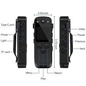 olcso Beltéri IP hálózati kamerák-új mini wifi hotspot testkamera fhd 1080p szerelt kamera kis videó fotórögzítő hordozható klip cam kamera webkamera autó dvr sport dv