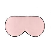 abordables Accesorios de ropa de cama-Antifaz de seda pura natural 100% real con correa ajustable para dormir, cubierta de seda de morera de doble cara para dormir, bloquea la luz y reduce los ojos hinchados.