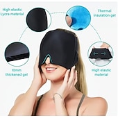 levne Koupelnové pomůcky-úleva od bolesti studený obklad pokrývka hlavy pohodlí ledový obklad maska na oči reliéf ledová čepice fyzikální terapie péče zatahovací ledová pokrývka hlavy sinusitida úleva od studeného obkladu