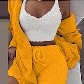 economico Pigiami Kigurumi-Per adulto Tinta unica Pigiami e camicie da notte Pigiama a pagliaccetto Pigiama Kigurumi Casuale / sportivo Per Per donna cartone animato