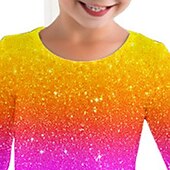 abordables Robe Licorne 3D-FILLE 3D Floral à imprimé arc-en-ciel Robe Rose manche longue 3D effet Automne Hiver Vacances Sport &amp; Loisir du quotidien Le style mignon Décontractées Magnifique Enfants 3-12 ans Robe casual Robe