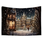 olcso táj kárpit-dekor gobelin hálószoba kollégiumi nappali dekorációhoz falra akasztó kiegészítőkkel