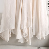 cheap Plain Skirts-Women&#039;s Skirt A Line Swing Fashion Casual Maxi High Waist Skirts Solid Colored Ruched Irregular Hem Vacation Causal Light Blue Black White Pink Spring &amp; Summer Cotton