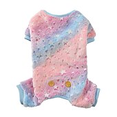 abordables Pijama-Perros Gatos Pijamas Moda Dulce Invierno Templado Transpirable Suave Lavable Cómodo Navidad Víspera de Todos los Santos Exterior Cama Casual Diario Ropa para perros for Bichón Frisé Pomerania Animal