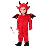 cheap Kids&#039; Costumes-Devil Bull Demon Walpurgis Night Cosplay Costume Party Costume Costume Kid&#039;s Boys Girls&#039; Cosplay Performance Masquerade Easy Carnival Costume