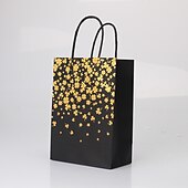 cheap Event &amp; Party Supplies-12PCS Bronzing Love Heart Printed Paper Bags Gift Packaging Bag