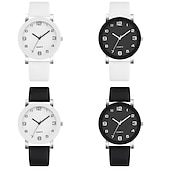 preiswerte Quarz-Uhren-Freizeit männer uhr casual leder analog quarz uhren einfache runde zifferblatt männlichen armbanduhr uhr geschenk montre homme