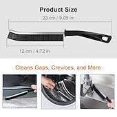 cheap Bathroom Gadgets-4Pcs Gap Cleaning Brush Ginsco Hard Bristle Brush for Cleaning Crevice Cleaning Tool Multifunctional Brushes for Household Use Small Cleaning Brush for Shutter Door Window Track Kitchen