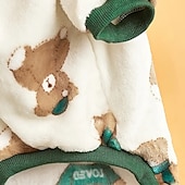abordables Vêtements &amp; accessoires-Chien Chat Sweat-shirt Le style mignon Casual Quotidien Hiver Chaud Respirable Doux Lavable Confortable Extérieur Casual Quotidien Vêtements pour chiens for Bichon Frisé Loulou de Poméranie Béb