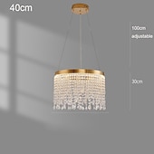 preiswerte Kronleuchter-Deckenleuchten, moderne LED-Kronleuchterlampe, moderner Kristallkronleuchter, kompatibel mit Wohnzimmer, goldene runde Kristalllampe, luxuriöse Wohndekorleuchte, LED-Hängeleuchte, moderne