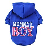 baratos Moletons-Cachorros Gatos Camisola com Capuz Esporte &amp; lazer Casual Inverno Quente Respirável Macio Lavável Confortável Ao ar livre Casual / Diário Roupas para cães for Bichon Frise Pomerânia Animais de