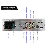 お買い得  車用Bluetoothキット/ハンズフリー-4.1インチ カーMP5プレーヤー 1DIN HD容量性タッチスクリーン カーステレオオーディオラジオサポート ワイヤレスSWCリモート/電話充電ポート/ハンズフリー通話/ミラーリンク/USB/TFカード/AUX-IN/FMラジオ受信機