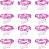 cheap Battery String Lights-12pcs Waterproof Fairy String Lights, 20 LED Firefly &amp; Starry Sky Decor for Christmas Decorations