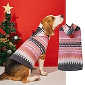 ieftine Pulovere-Câini Pisici Pulovere Jumper Petrecere Casual Iarnă Respirabil Απαλό Lavabil Comfortabil Crăciun În aer liber Casul / Zilnic Îmbrăcăminte pentru câini for Bichon Frise Pomeran un Animalut Fluture