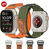 Χαμηλού Κόστους Ζώνες Apple Watch-Sport Loop Συμβατό με Ζάντα ρολογιού Apple Watch 38mm 40mm 41mm 42mm 44mm 45mm 49mm Ρυθμιζόμενο Αναπνέει Νάιλον Ανταλλακτικό λουράκι ρολογιού για iwatch Series Ultra 8 7 SE 6 5 4 3 2 1