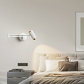 رخيصةأون إضاءات الحوائط الداخلية-Imodern الجدار الشمعدان الذراع سوينغ الجدار مصباح، السرير الجدار مصباح غرفة النوم ضوء الفاخرة الحديثة الحد الأدنى دراسة القراءة الدورية تلسكوبي للطي مصباح الجدار الروك 110-240 فولت
