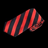 economico Cravatte e papillon da uomo-Per uomo Cravatte Strisce e Quadri Serata Formale Festival