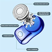 cheap Shaving &amp; Hair Removal-Electric Razor For MenMini-Shave Portable Electric Shaver Pocket Size Portable Shaver Wet And Dry Men&#039;s Razor USB Rechargeable Shaver