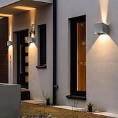 economico applique da esterno-applique da parete per esterni a led angolo del fascio regolabile 10w su e giù luce applique da parete per esterni impermeabile a led grigio lampada da parete nera led ip65 impermeabile 1050lm