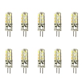 economico Lampadine LED a pannocchia-lampadine a led g4 luci di base jc bi-pin 1.5w dc 12v 10w t3 lampadina alogena lampadine di ricambio per paesaggi