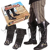 levne obuv-Retro Středověké Renesanční Kamaše Návleky na boty Pirát Viking Křižák Unisex Keltské Pirát Královský předvečer Všech svatých Karneval LARP Dospělé Návleky na nohy