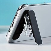cheap Phone Holder-Cell Phone Holder Metal Slim Foldable Holder Mini Portable Desktop Cell Phone Holder Cell Phone Holder Aluminum Alloy Multi-Angle Adjustable Sticky Cell Phone Holder