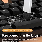 billige Reservedeler-multifunksjonelt renseverktøy 20 i 1 elektronisk rensesett for ipad/iphone/datamaskin/airpods ladeboks/bærbar PC/nettbrett/hodetelefoner/kamera/øreplugger/tastatur med oppbevaringsboks