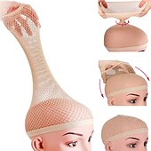 billige Verktøy og tilbehør-Parykk Tilbehør Nylon Parykkhetter Tenger Lett og praktisk 4 pcs Fest / aften / Daglig / Festival Mote / Klassisk Svart Farge
