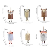 cheap Statues-Beautiful Rustic Animal Wind Chimes Boho Handmade Garden Decor GiftResin Animal Decor Gift Ideas Garden Decor Unique Gift 1pcs