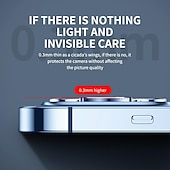 رخيصةأون واقيات شاشات أيفون-3 مجموعات 2 مجموعات كاميرا عدسة حامي من أجل Apple ايفون 16 iPhone 15 Pro Max 14 Plus 13 12 11 Pro Max سبائك التيتانيوم 9Hقسوة (HD) دقة عالية انفجار برهان مقاومة الحك