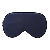 abordables Accesorios de ropa de cama-Antifaz de seda pura natural 100% real con correa ajustable para dormir, cubierta de seda de morera de doble cara para dormir, bloquea la luz y reduce los ojos hinchados.
