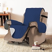 economico Copertura per reclinabile-copripoltrona reclinabile impermeabile bordeaux trapuntato per grande poltrona reclinabile coprisedile reversibile lavabile protettore con cinghie elastiche regolabili per bambini animali domestici