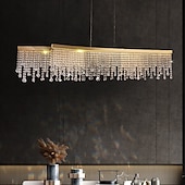 preiswerte Kronleuchter-Deckenleuchten, moderne LED-Kronleuchterlampe, moderner Kristallkronleuchter, kompatibel mit Wohnzimmer, goldene runde Kristalllampe, luxuriöse Wohndekorleuchte, LED-Hängeleuchte, moderne