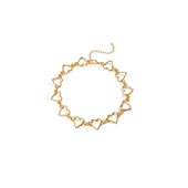 billiga Halsband och hängen-Kedje Halsband Hängehalsband For Dam Bröllop Fest / Kväll Födelsedagsfest Legering Fint Hjärta Stjärna