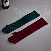 preiswerte Zubehör und mehr-Elegant Retro Vintage 1950er Lange Handschuhe Der große Gatsby Hochzeitsgast Damen Neujahr Hochzeit Hochzeitsgast Party / Abend Erwachsene Handschuhe