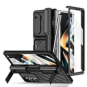 Недорогие Чехлы для Samsung-Чехол для телефона Samsung Galaxy Z Fold 5 4, защитный чехол для стилуса со стеклянной передней пленкой &amp; крышка сдвижного объектива, ультразащитная крышка от падений