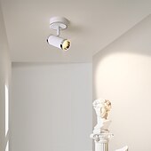 tanie Ściemnialne lampy sufitowe-Lampy sufitowe led do salonu, reflektory lampy sufitowe obrotowe oświetlenie szynowe 1/2/3/4 głowice reflektory sufitowe sklep odzieżowy